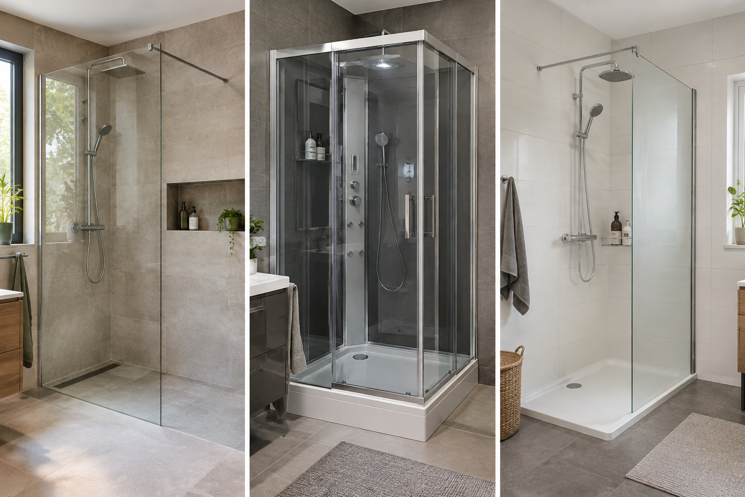 Een nieuwe douche kiezen: inloop, cabine of douchewand